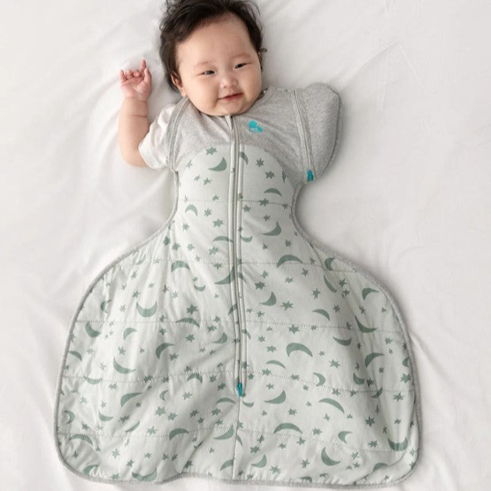Love To Dream Swaddle Up 2.5 Tog Hip Harness Transition Bag - Olive Moonlight