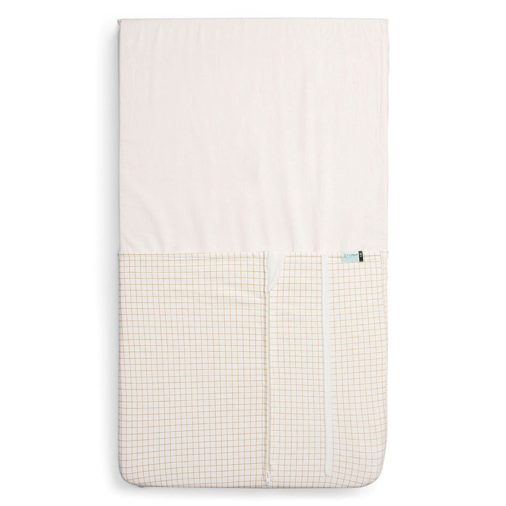 ErgoPouch Tuck Sheet - Cot - Caramel Grid