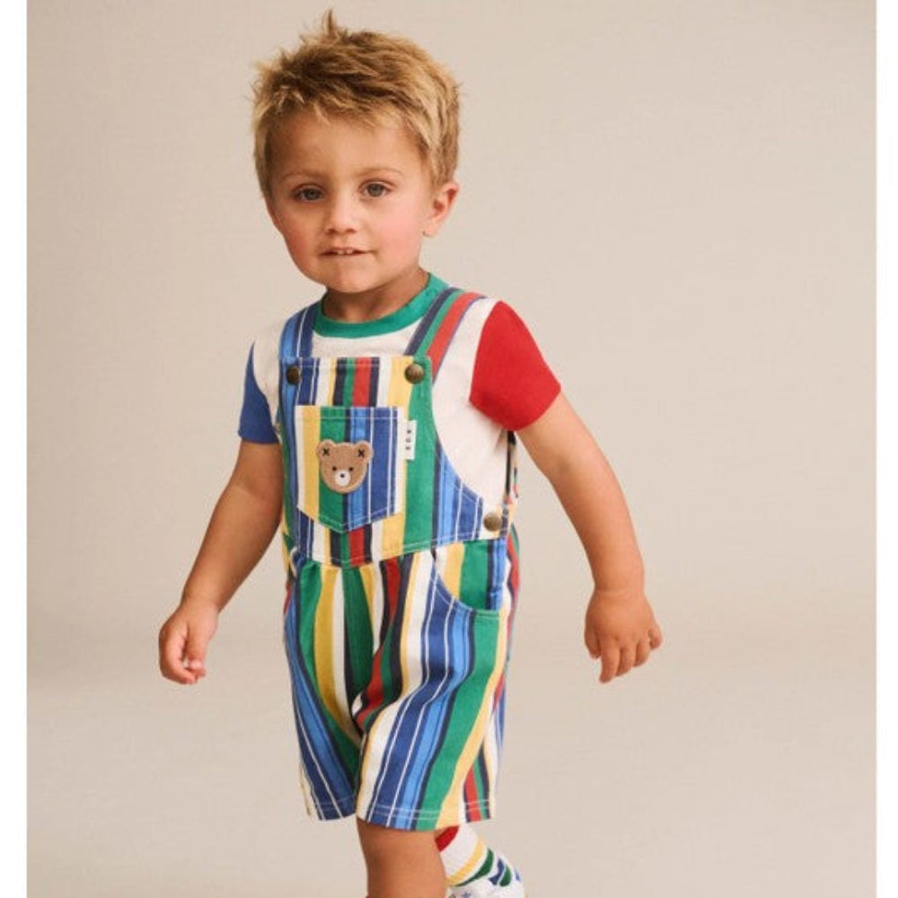 Huxbaby Variegated Stripe Shortall