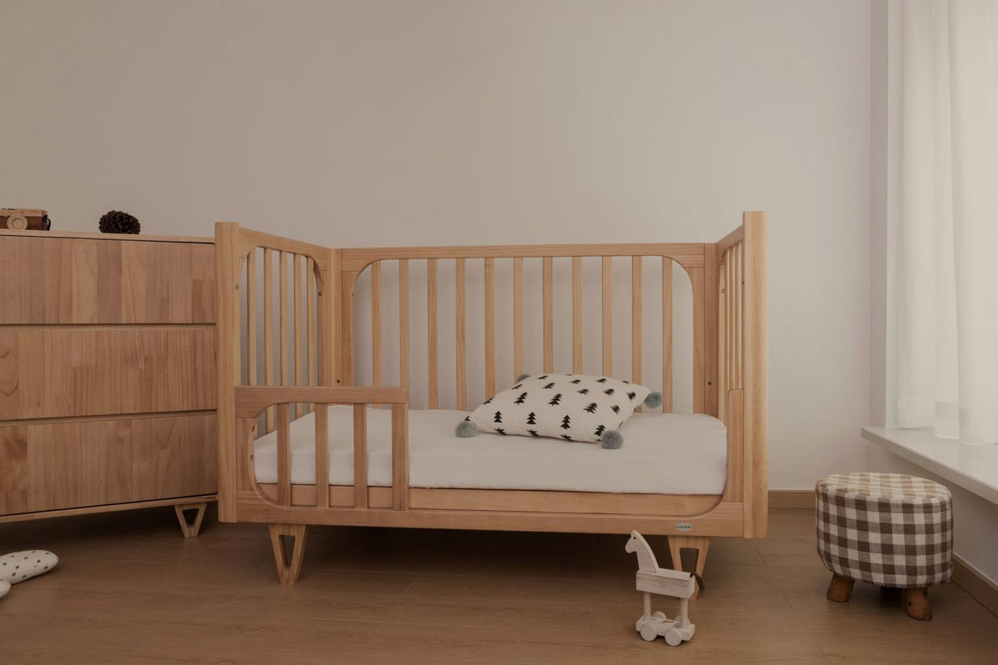 Cocoon Vibe Cot and Mattress - Sandstone