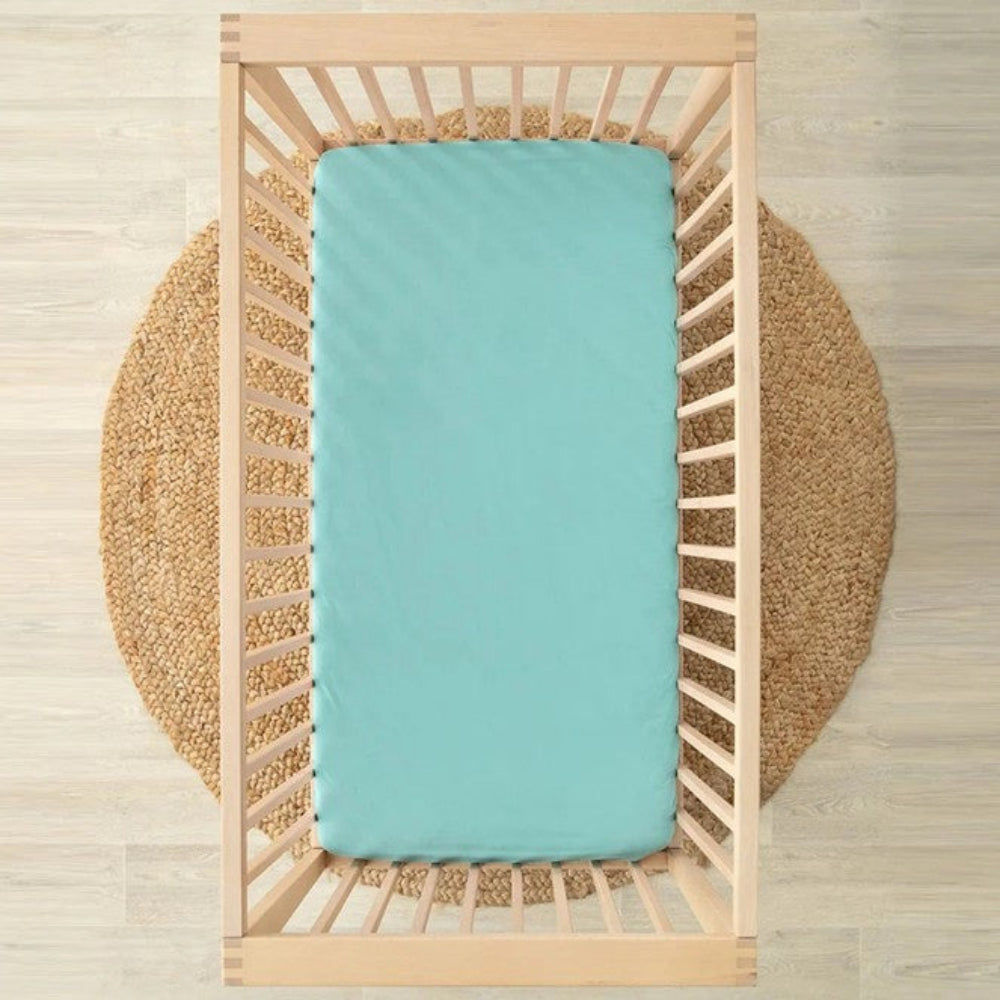 Love To Dream 2-in-1 Waterproof Sheet/Mattress Protector - Cot - Marine
