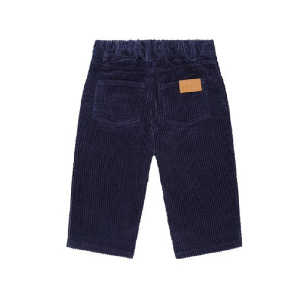 Huxbaby Cord Wide Leg Pant - Navy Blue