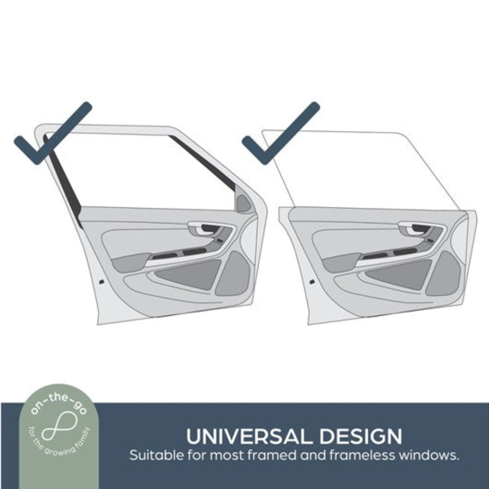 Dreambaby Fit over Car Window Shade 2 pk