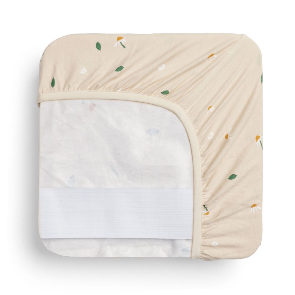 ErgoPouch 2 in 1 Waterproof Fitted Sheet - Co Sleeper - Daisy Sprinkle