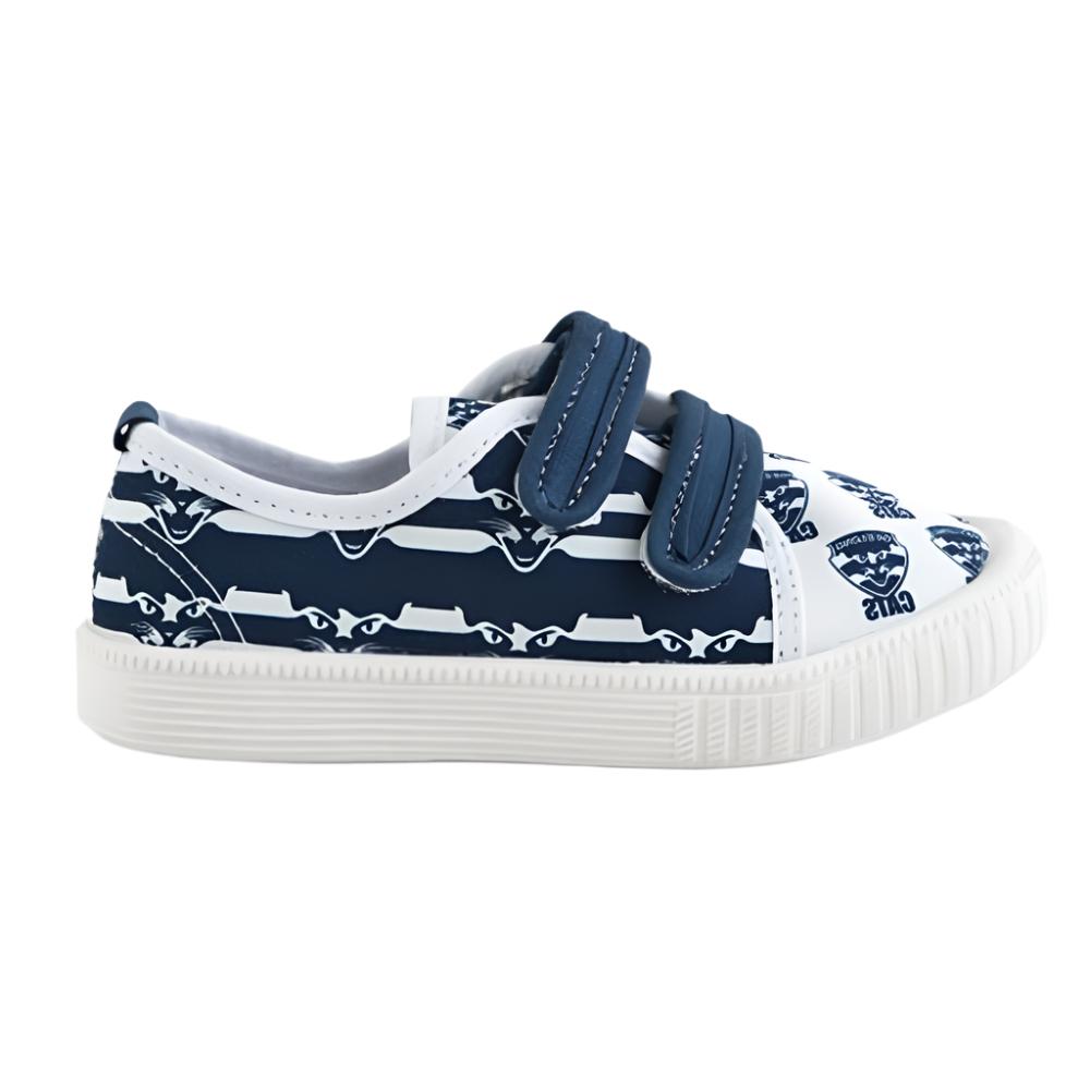 Walnut AFL Ben Canvas Shoe - Geelong