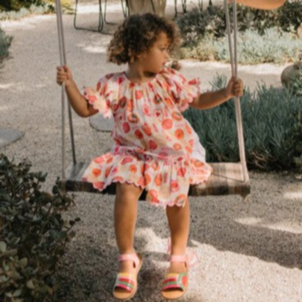 Walnut Alexa Dress - Frutas Fescas