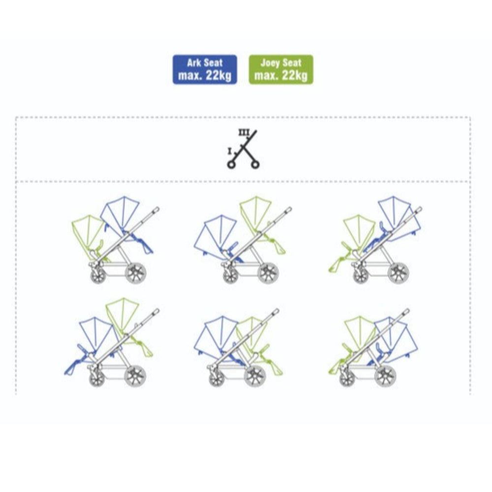 Valcobaby Ark Stroller - Cloud