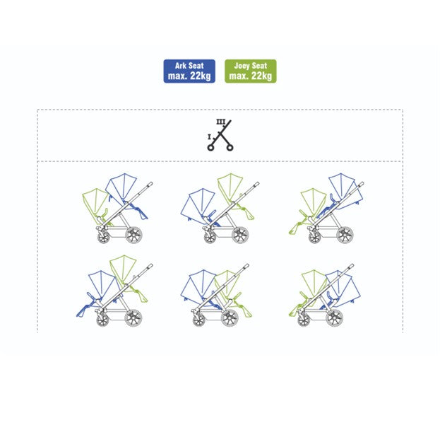 Valcobaby Ark Stroller - Basil