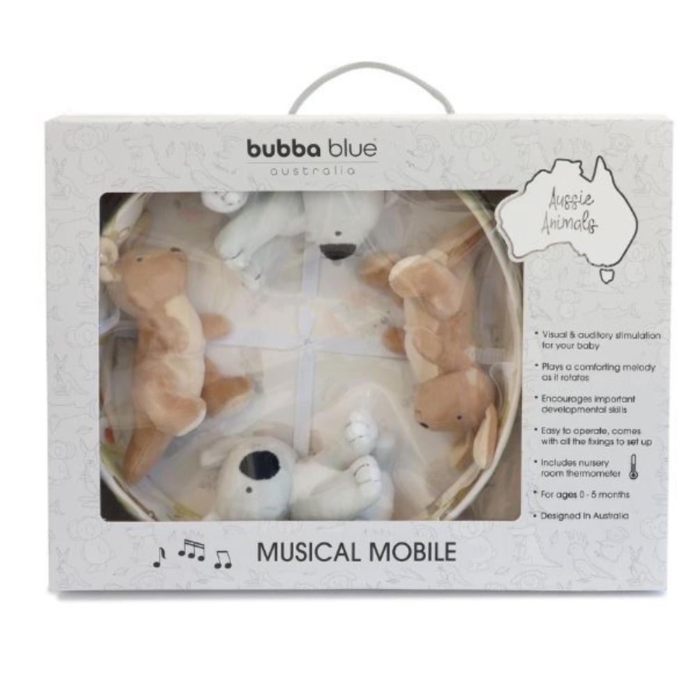 Bubba Blue Aussie Animals Music Mobile