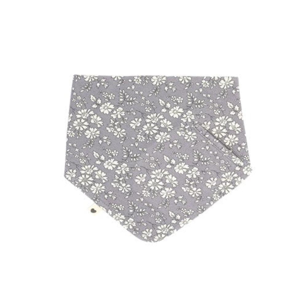 BIBS x Liberty Bandana Bib - Capel/Fossil Grey