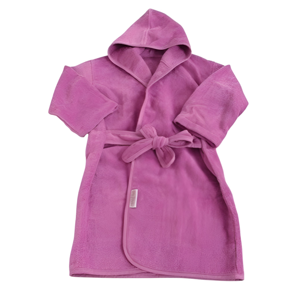 Silly Billyz Organics Mini Bath Robe - Plum