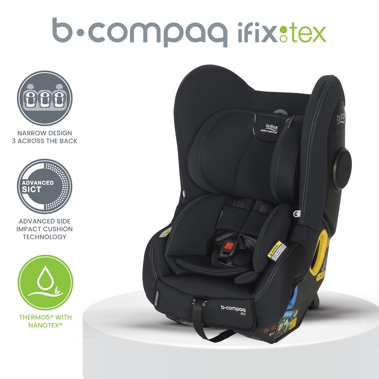 Britax b-compaq iFix Tex