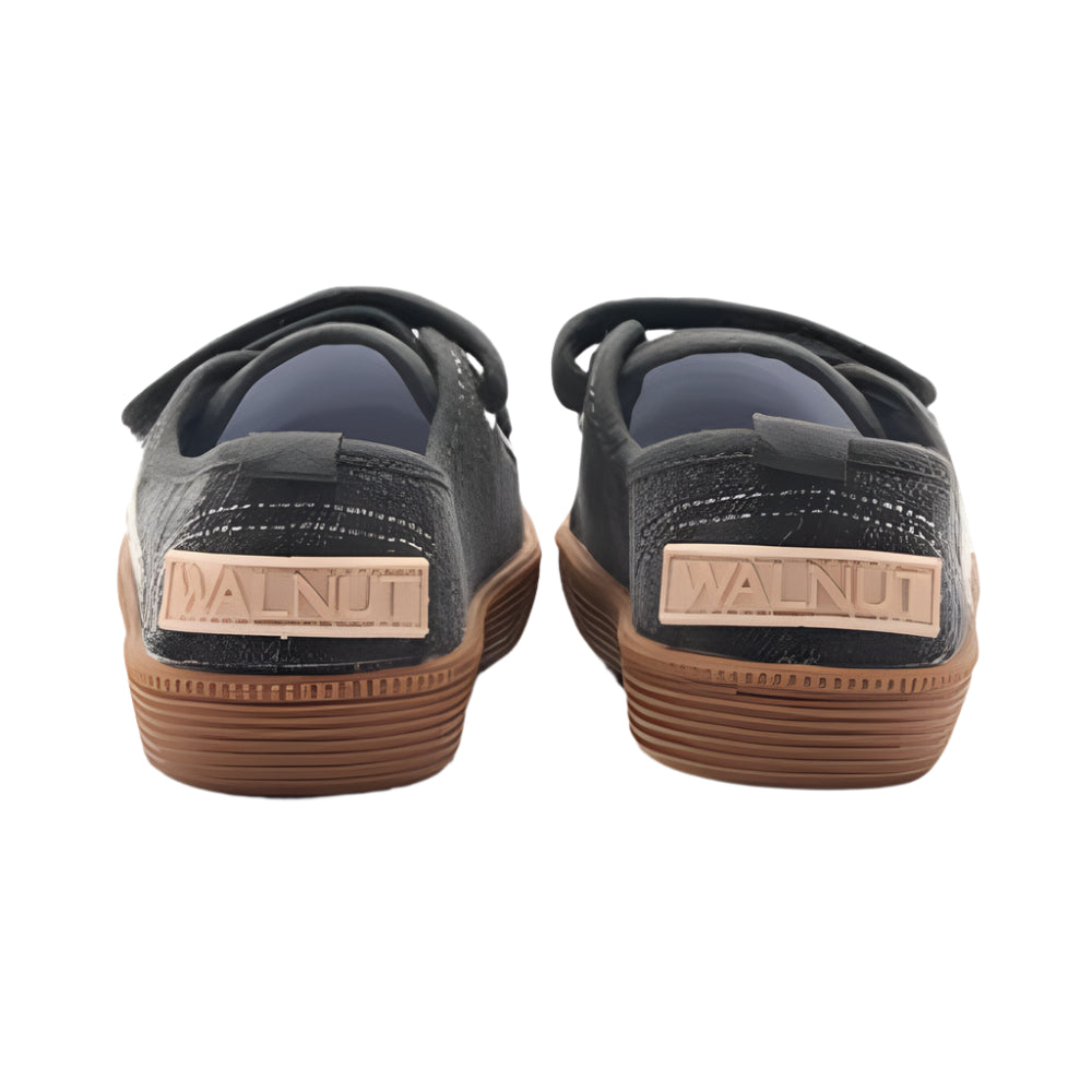 Walnut Ben Canvas - Charcoal Denim