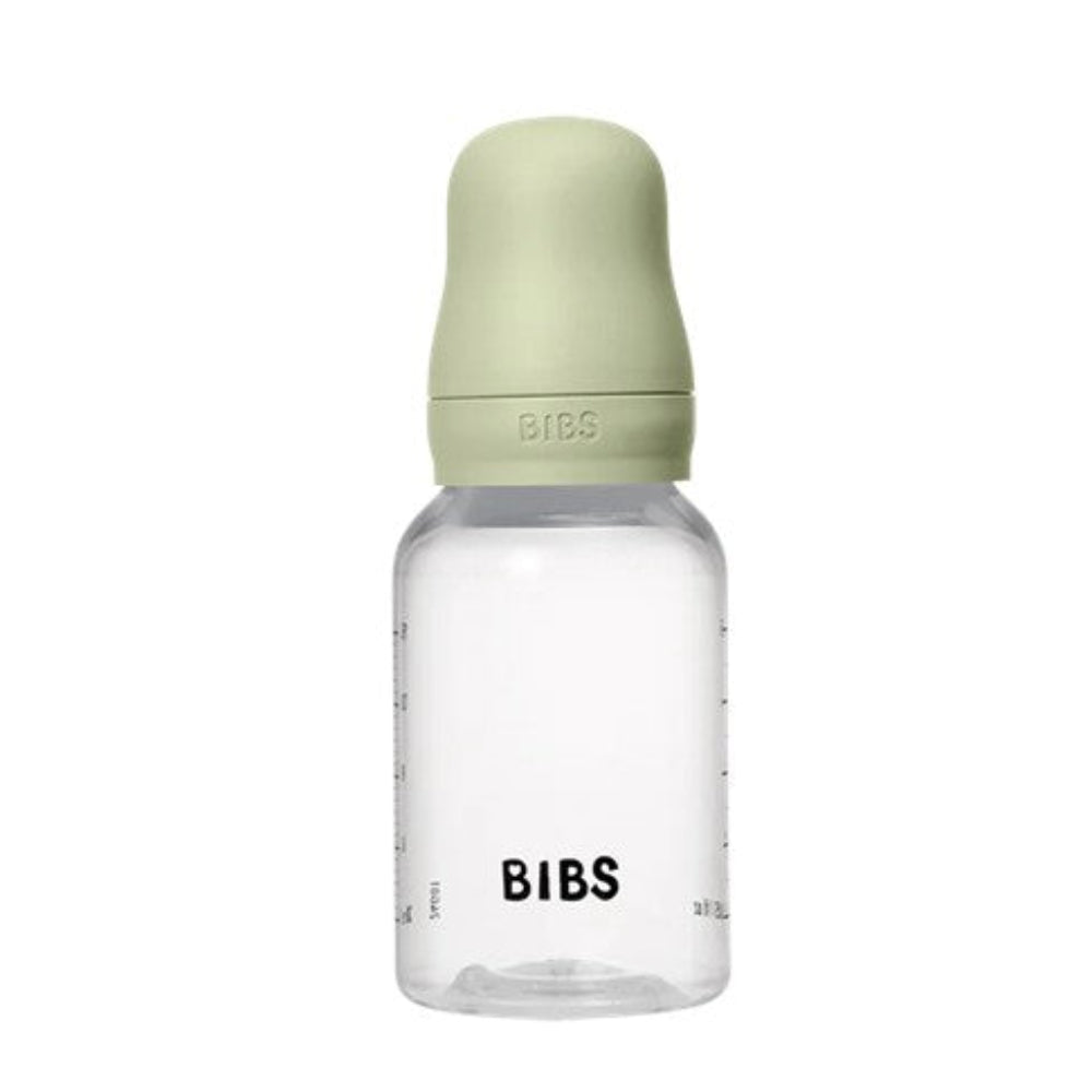 Bibs BPA Free Bottle 150ml Slow Flow - Silicone Teat - Sage