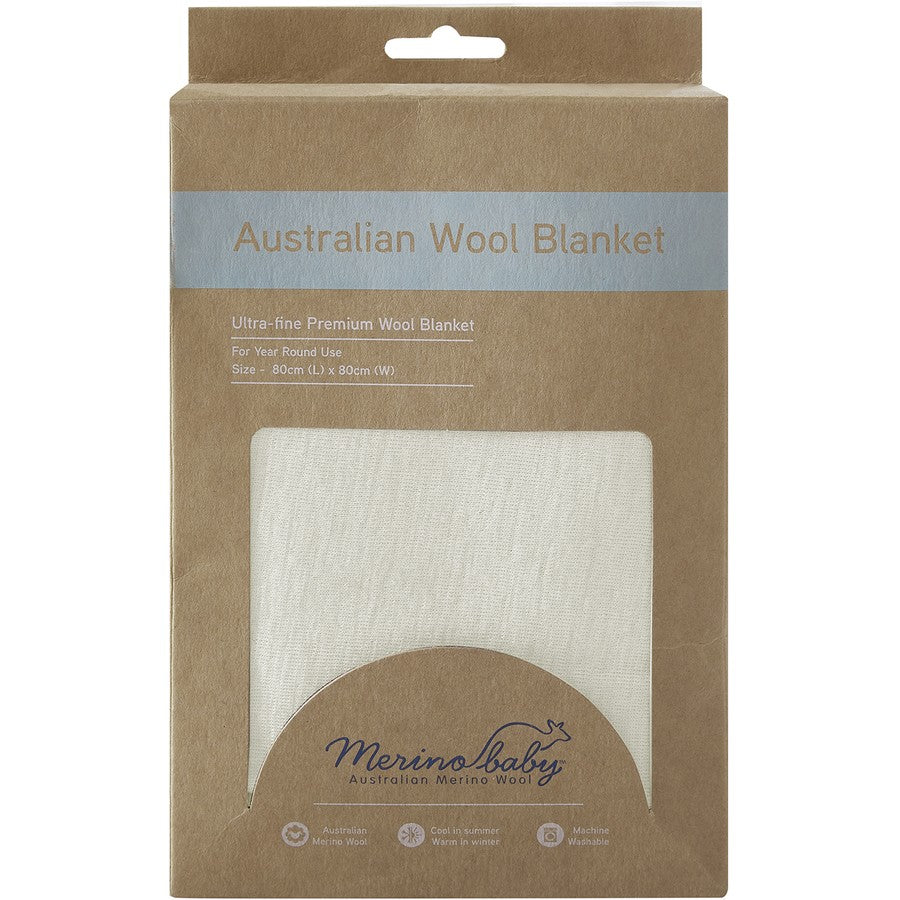 Merino Baby Premium Wool Blanket - Cream