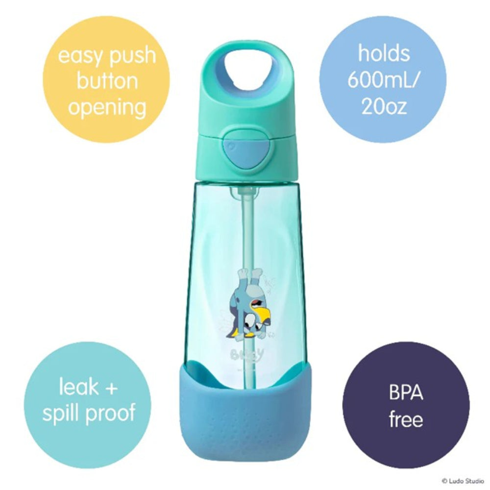 B.Box Tritan Drink Bottle 600 ml - Bluey Playtime