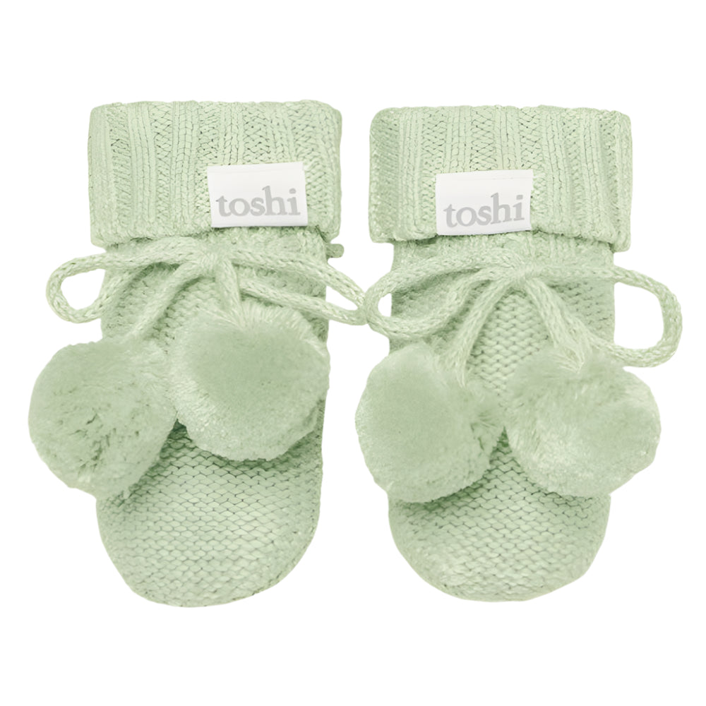 Toshi Organic Booties Marley - Matcha