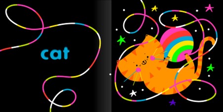 Chunky Neon Board Book - Roar - My First Book of Animals