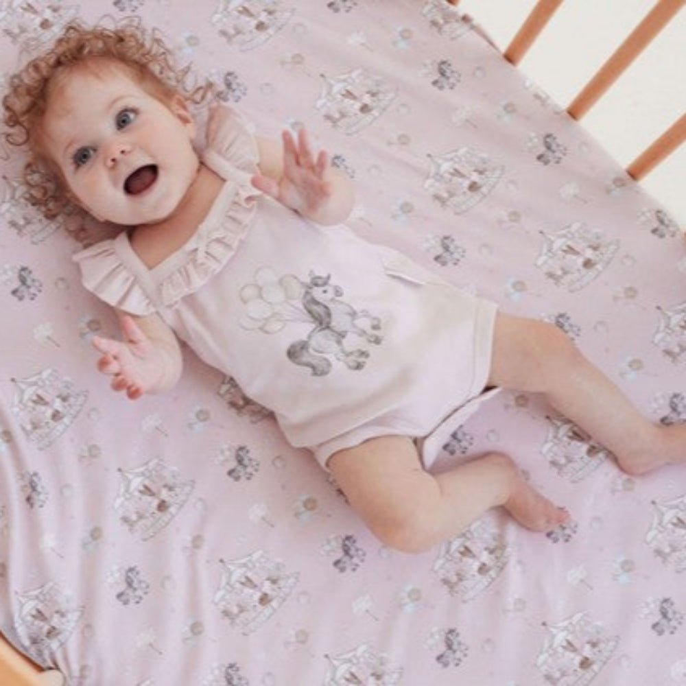 Aster + Oak Dapple Pony Singlet Onesie