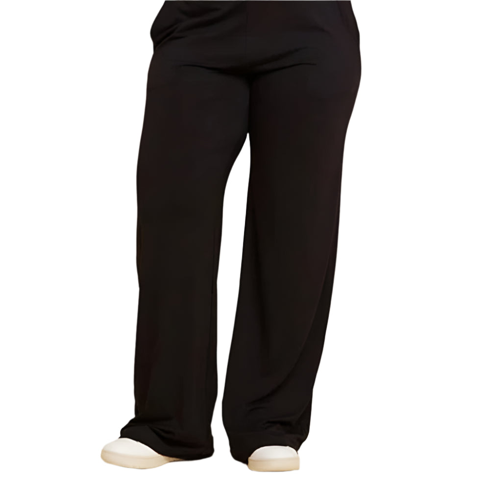 Boody Downtime Wide Leg Lounge Pant - Black