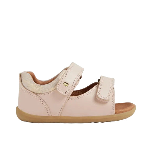 Bobux Step Up - Driftwood Sandal - Cameo Rose