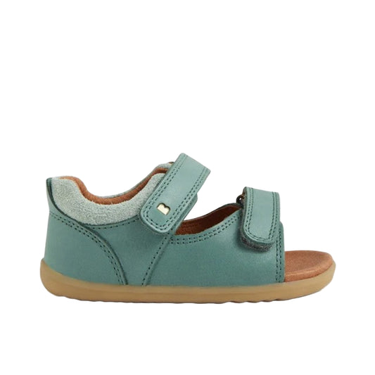 Bobux Step Up - Driftwood Sandal - Iceberg Green
