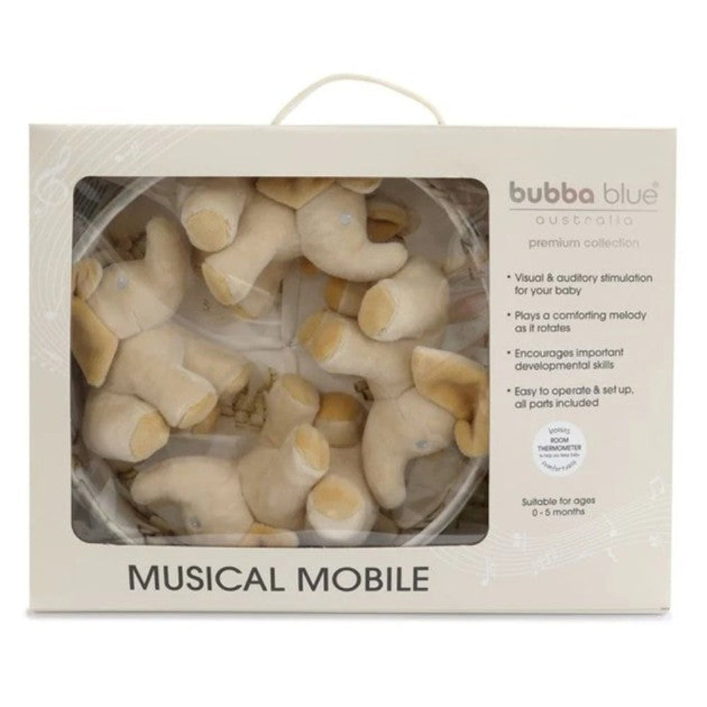 Bubba Blue Elephant Bedtime Musical Mobile