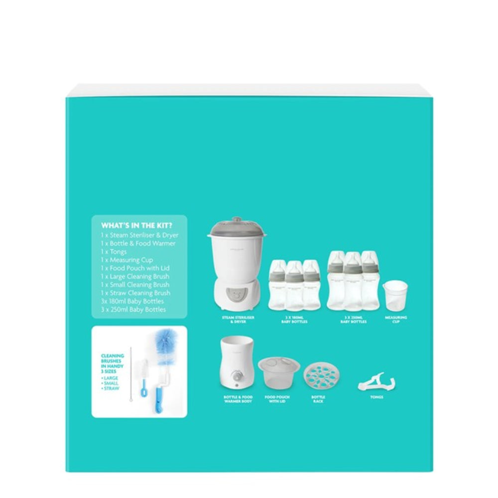 New Beginnings Steam Steriliser and Bottle and Food Warmer Kit