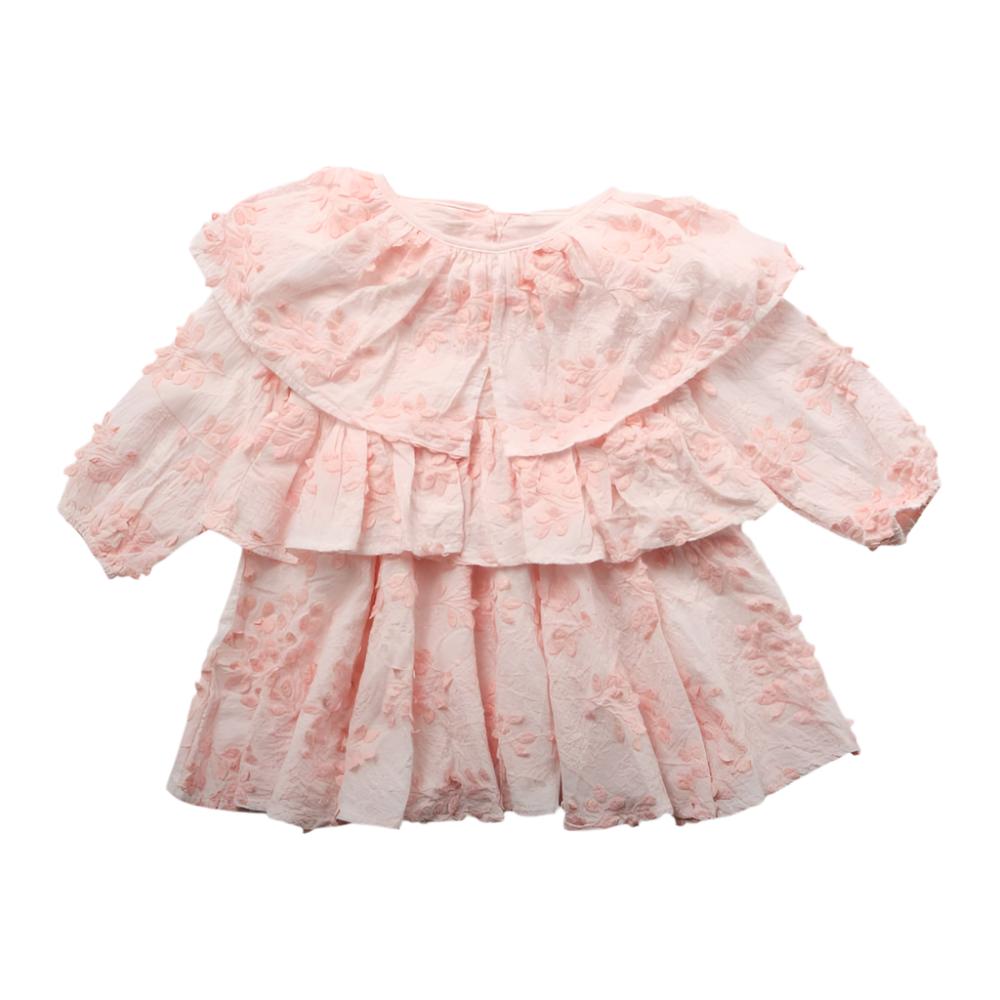 Walnut Fifi Dress - Pink Broderie