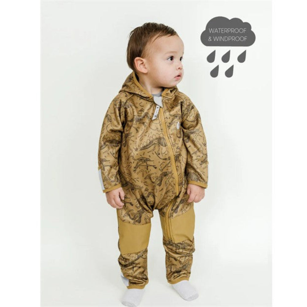 Therm All-Weather Fleece Onesie - Dino Bones