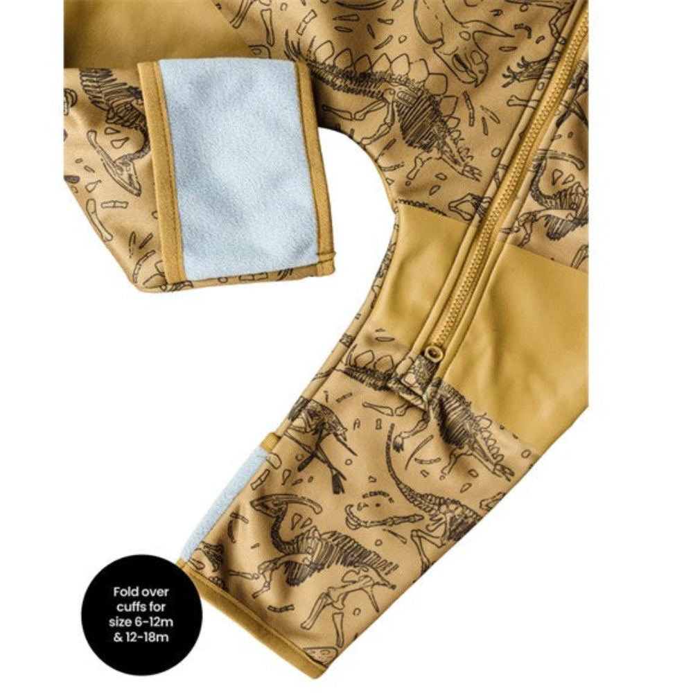 Therm All-Weather Fleece Onesie - Dino Bones