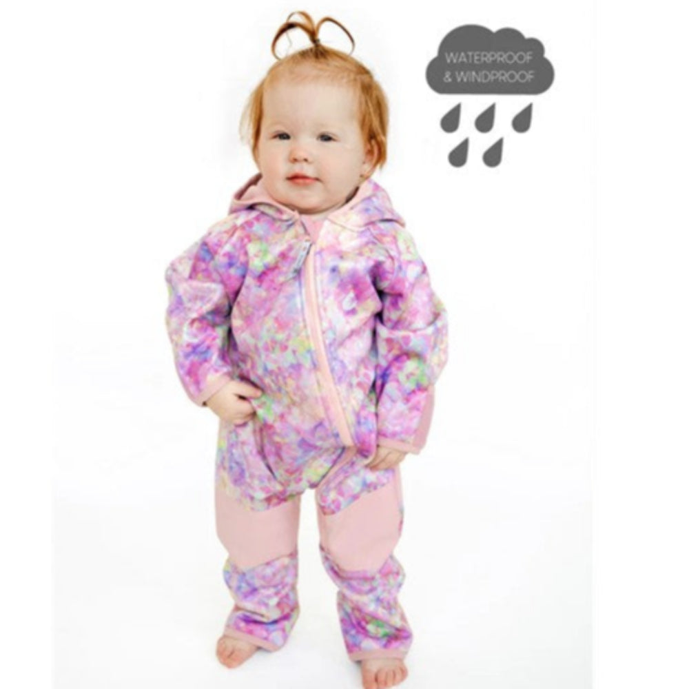 Therm All-Weather Fleece Onesie - Pretty Petals