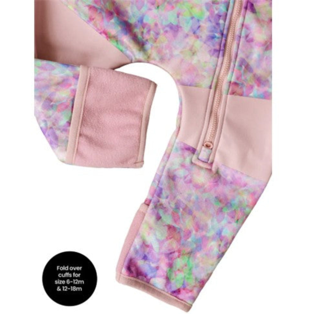 Therm All-Weather Fleece Onesie - Pretty Petals