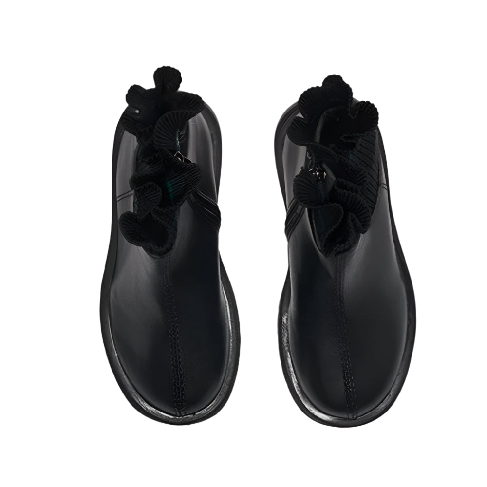 Walnut Flora Boot - Black