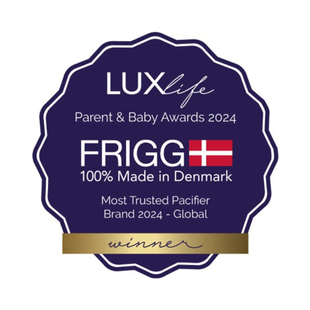 FRIGG Baby's First Pacifier Set - Powder Blue