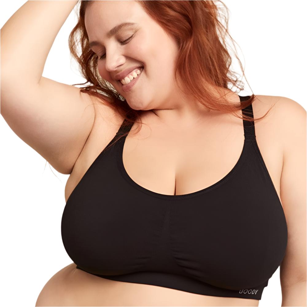 Boody Full Bust Wireless Racerback Bra - Black