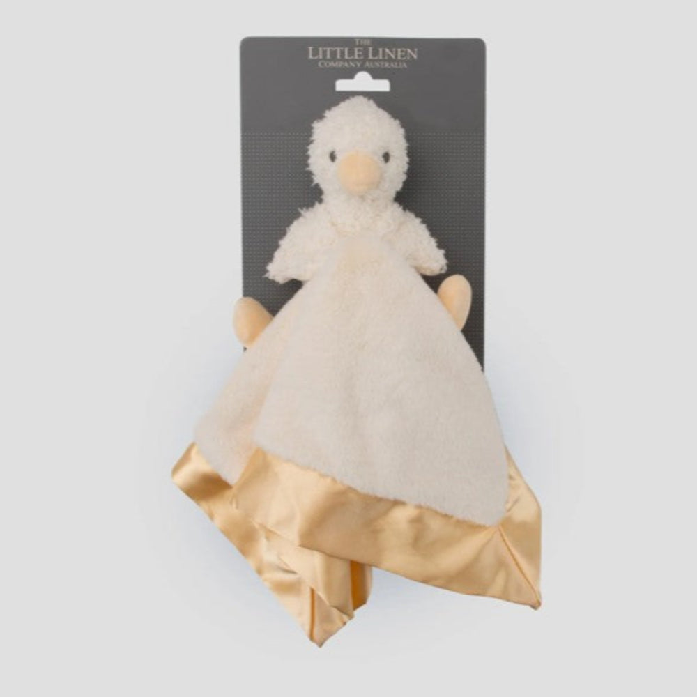 Little Linen Security Blankie - Fuzzy Duck