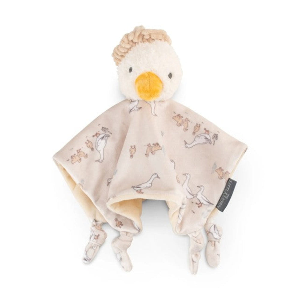 Little Linen Lovie Comforter - Fuzzy Duck