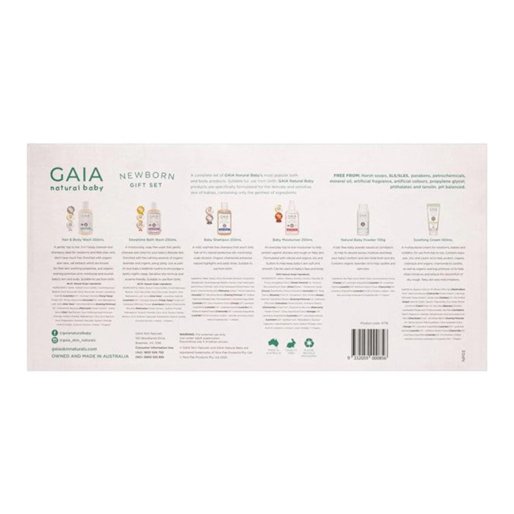 Gaia Natural Baby Newborn Baby Gift Set