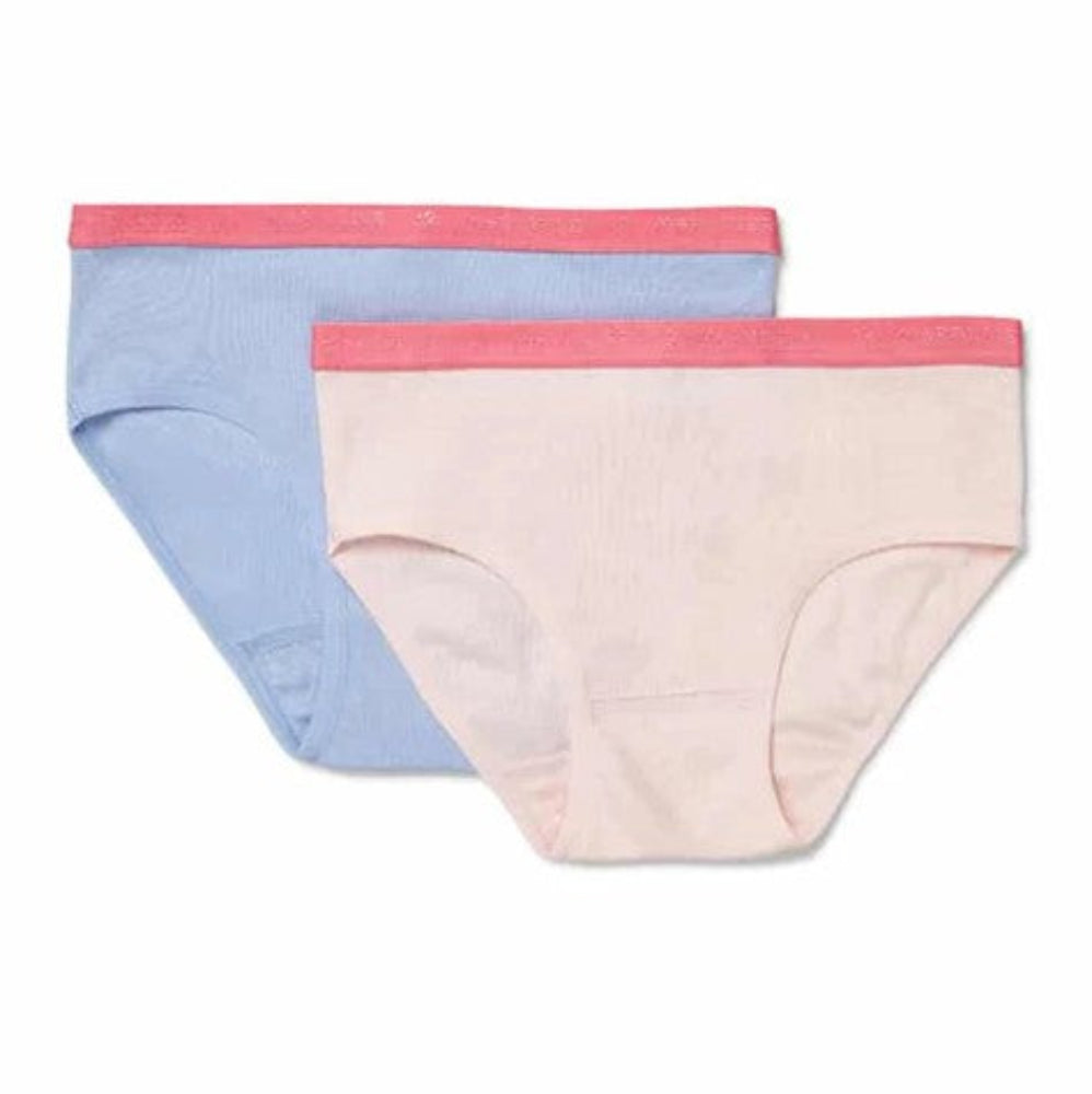 Marquise Girls Everyday Underwear - 2 pk - Powder Blue/Pink