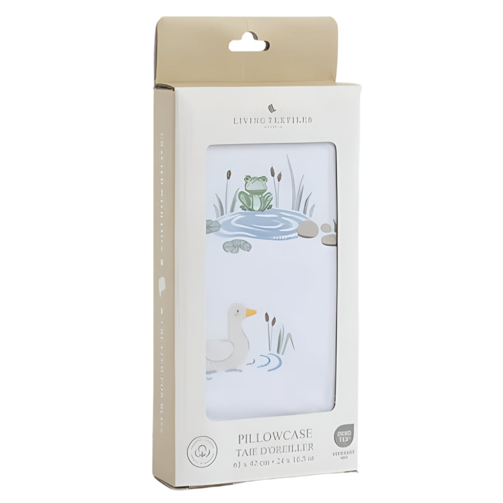 Living Textiles Organic Jersey Pillowcase - Goosey Goosey