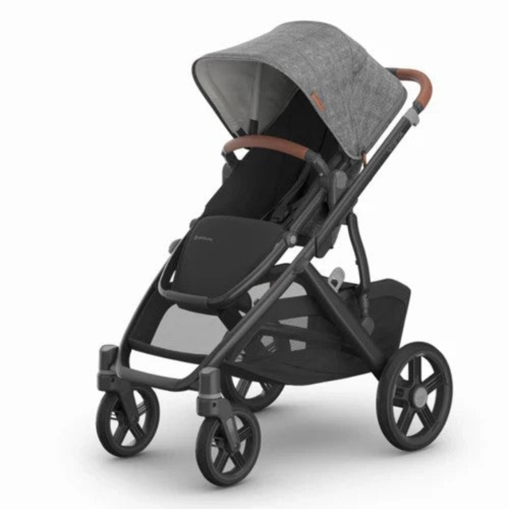 UPPAbaby VISTA V3 with Bassinet - Greyson with BONUS Upper Adaptors, Carry All Organiser and Cup Holder