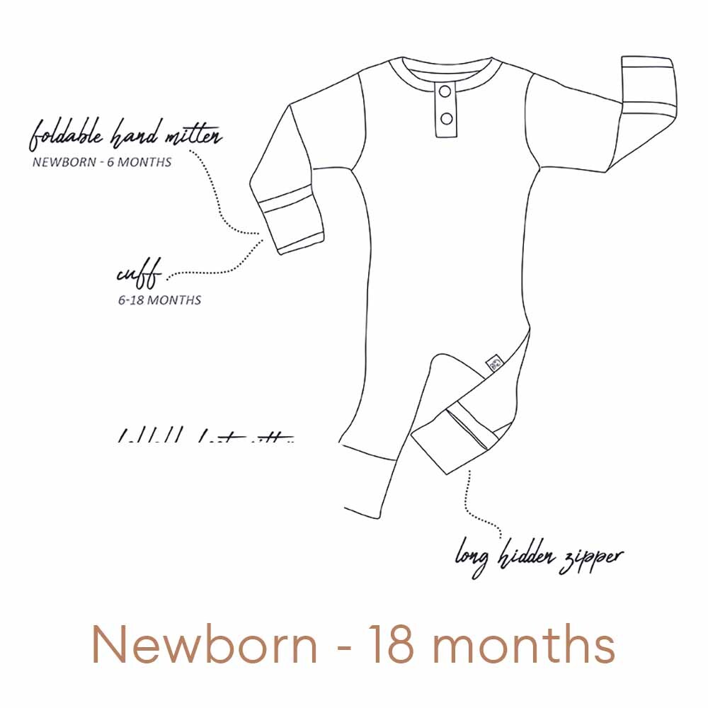 Snuggle Hunny Organic Growsuit - Dragon