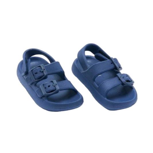 Walnut Jamie Sandal - Navy