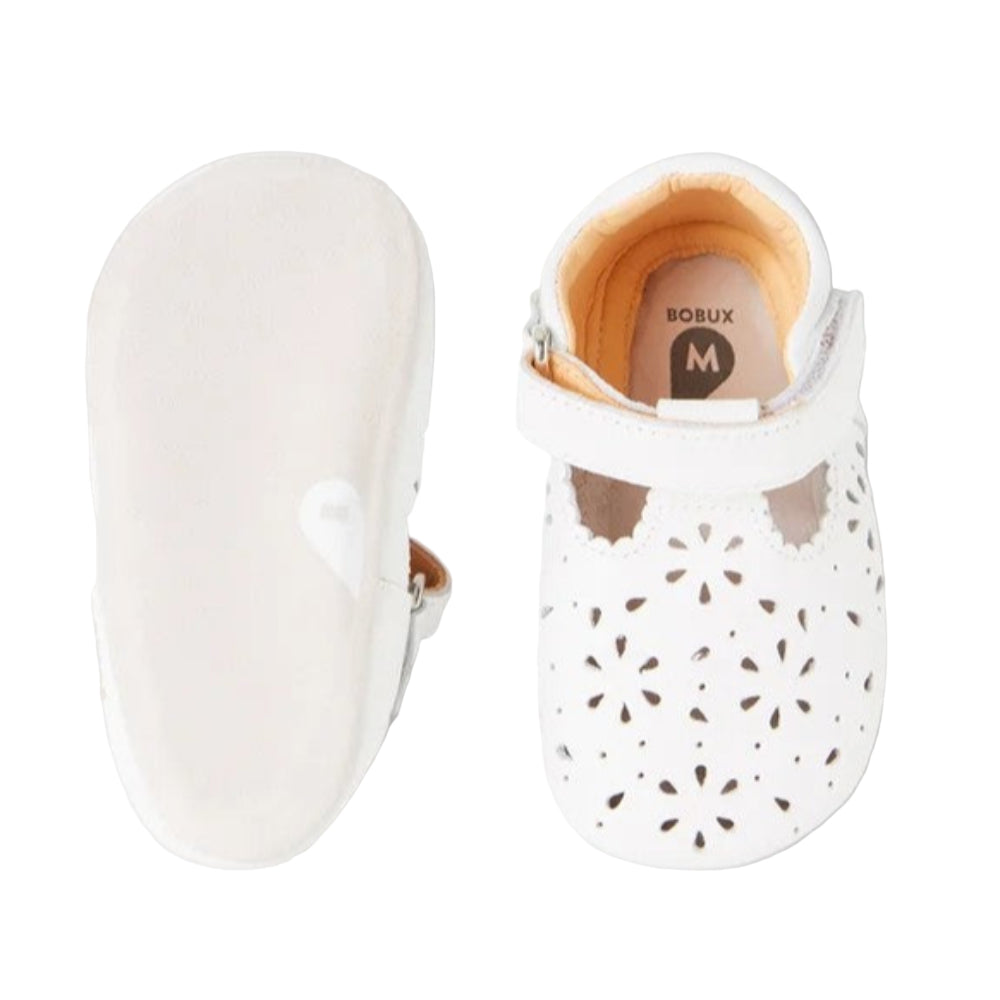 Bobux Soft Sole - Lacey - White