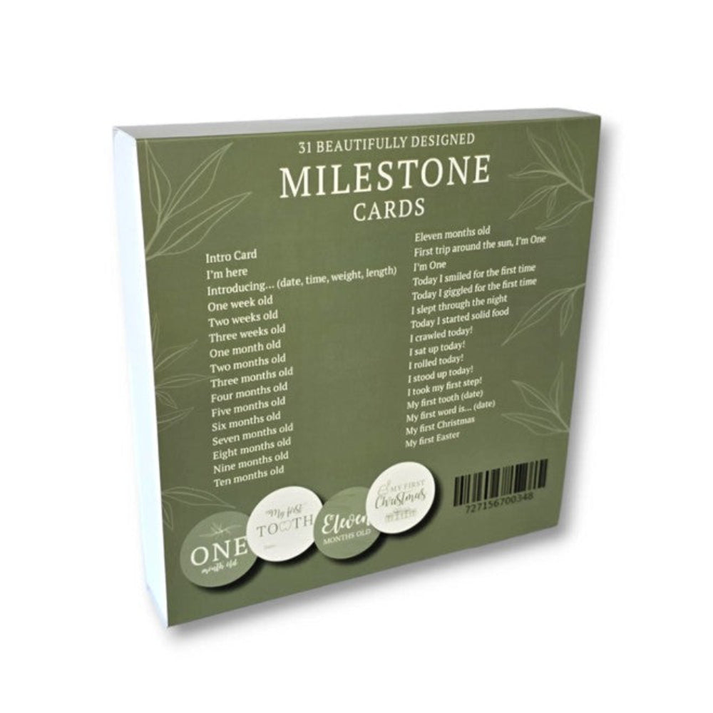 Thread the Word Milestone Cards - Sage