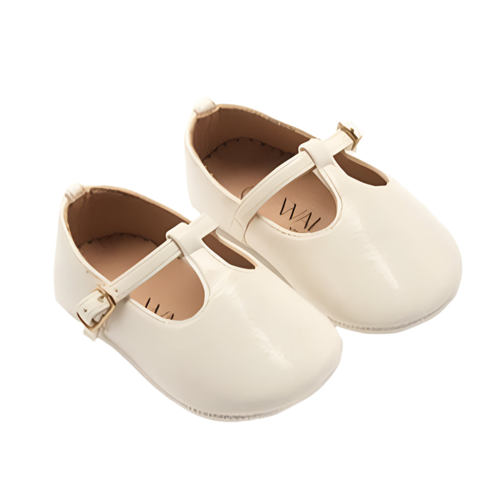Walnut Mini Audrey Mary Jane - Cream