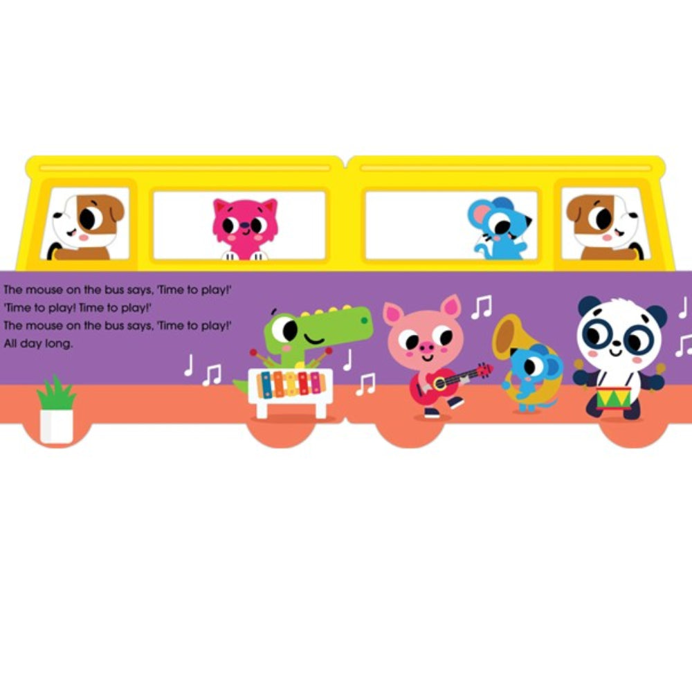 Mini Me - Shaped Board Book - The Wheels on the Bus