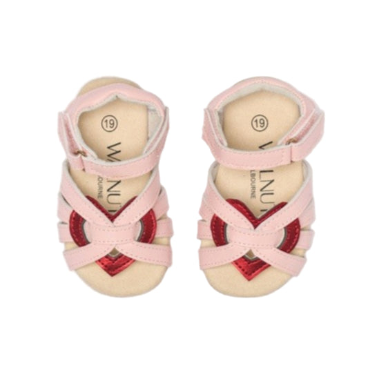 Walnut Mini Rae Sandal - Pink