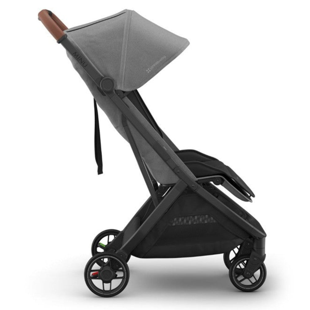 UPPAbaby Minu V3 Stroller - Charcoal Melange Greyson
